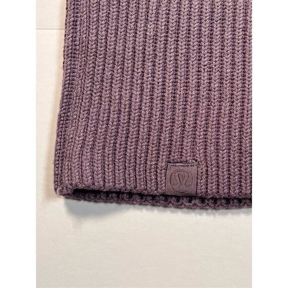 Lululemon Double Knit Sweater Hoodie Dusky Lavender W3EIES Size Medium/Large EUC - Picture 6 of 10